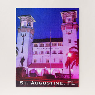 Quebra-cabeça Rua. Augustine, FL - Hotel Alcazar