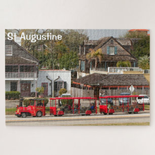 Quebra-cabeça Rua Augustine: trem turístico de turismo de turis