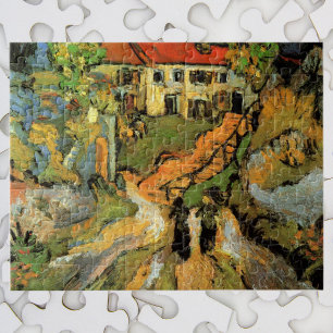 Quebra-cabeça Rua e Escadas da Vila Auvers, Figuras