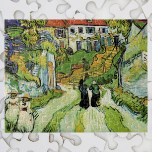 Quebra-cabeça Rua e Escadas da Vila Auvers, Figuras