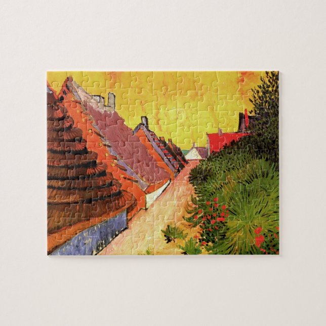 Quebra-cabeça Rua em Saintes Maries por Vincent van Gogh (Horizontal)