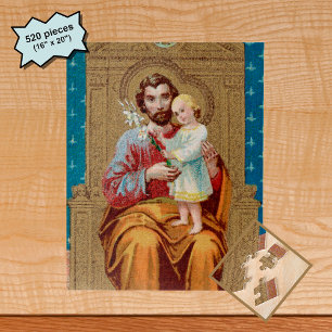 Quebra-cabeça Rua encantada, Joseph com o Toddler Cristo Child