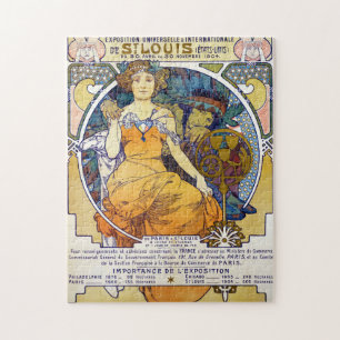 Quebra-cabeça Rua, exposição Louis, Mucha