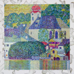 Quebra-cabeça Rua: Igreja Wolfgang por Gustav Klimt, Arte Vitori<br><div class="desc">Church In Unterach On The Attersee (Rua. Igreja Wolfgang) (1916), de Gustav Klimt, é uma pintura religiosa vitoriana da Era vitoriana Simbiolismo das artes plásticas. A Rua. Igreja Wolfgang na margem sul do lago Attersee na pequena cidade de Unterach, na Áustria. Há um reflexo da igreja e dos edifícios circundantes...</div>