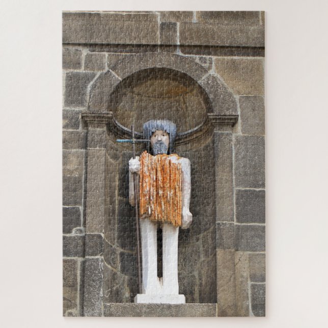 Quebra-cabeça Rua João estátua Batista, Porto, Portugal (Vertical)