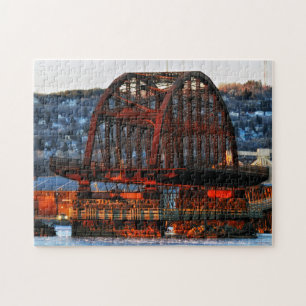 Quebra-cabeça Rua Louis Bay Bridge Duluth Minnesota