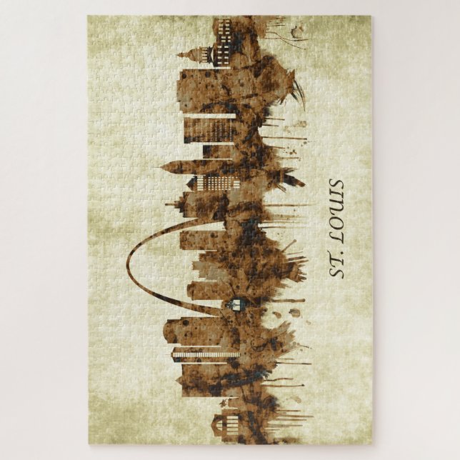 Quebra-cabeça Rua Louis Missouri (Vertical)