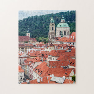 Quebra-cabeça Rua. Nicholas Church - Praga, República Checa