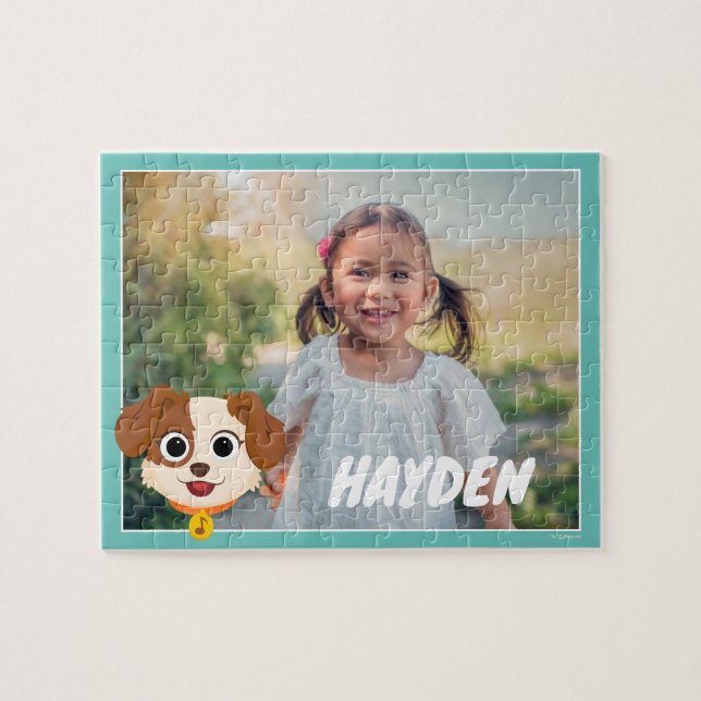 Quebra-cabeça Rua Sésamo | Face Tango | Adicione seu nome (Horizontal)