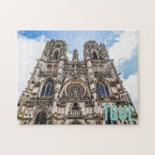 Quebra-cabeça Rua Tol. presente da Catedral de Etienne France