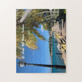 Quebra-cabeça Ruas. Croix Ilhas Virgens dos EUA Frederiksted Tro