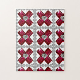 Quebra-cabeça Ruby Diamond Art, Red