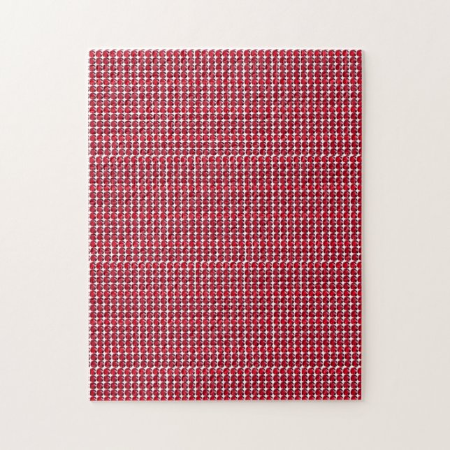 Quebra-cabeça Ruby Gemstone Art, Vermelho (Vertical)