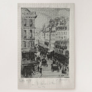 Quebra-cabeça Rue Santo-Lazare, Paris (1897) apresentada por Cam