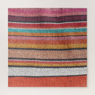 Quebra-cabeça Rug Richness: Texturas mexicanas no Peru