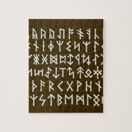 Quebra-cabeça Runas Futhark Antigas