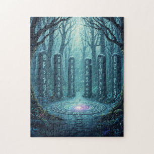 Quebra-cabeça Runas Místicas Antigas Pedra Glowante Puzzle - Cel