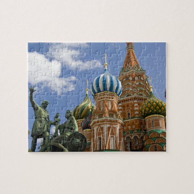 Quebra-cabeça Rússia, Moscou, Praça Vermelha. São Basílio 3 (Horizontal)
