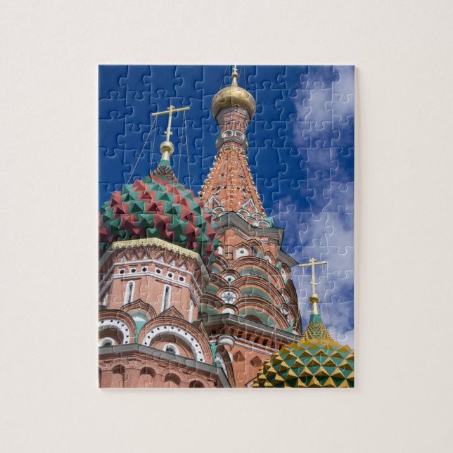 Quebra-cabeça Rússia, Moscou, Praça Vermelha. St. Basílico 5 (Vertical)
