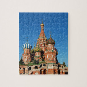 Quebra-cabeça Russo de Moscovo do quadrado vermelho da catedral