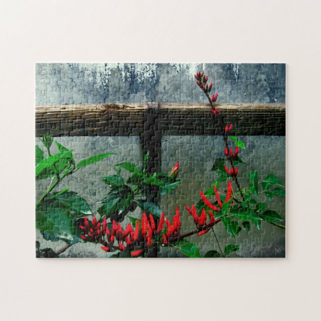 Quebra-cabeça Rustic Garden Floral (Horizontal)