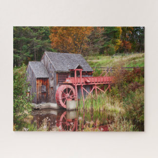 Quebra-cabeça Rustic Grist Mill em Guildhall Vermont