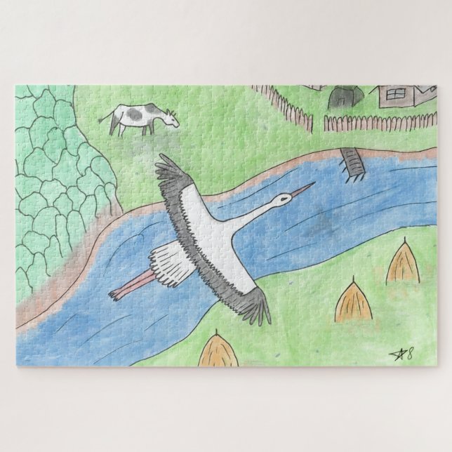 Quebra-cabeça "Rustic motifs" (Horizontal)