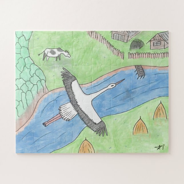 Quebra-cabeça "Rustic motifs" (Horizontal)