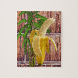 Quebra-cabeça Rústica Madeira Banana