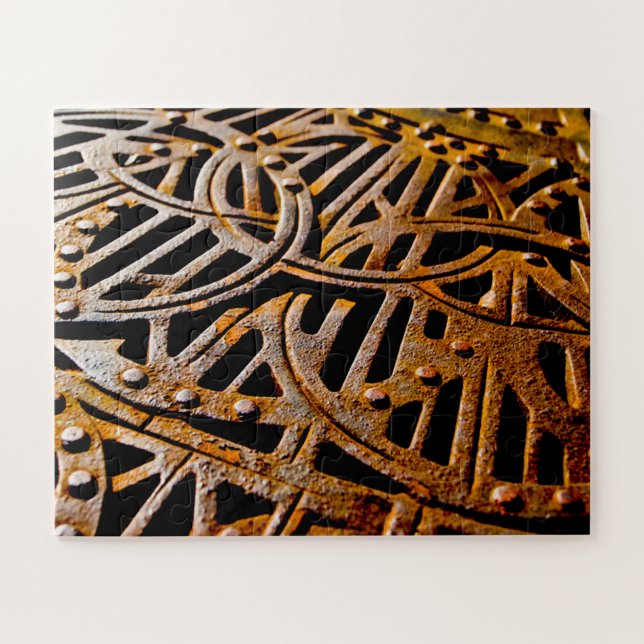 Quebra-cabeça Rusty Grate (Horizontal)