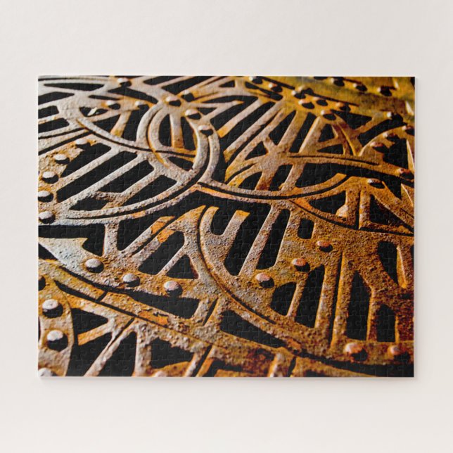 Quebra-cabeça Rusty Grate (Horizontal)