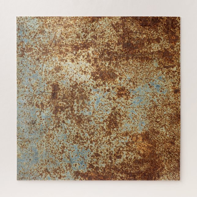 Quebra-cabeça Rusty Metal: fundo do painel texturizado. (Vertical)