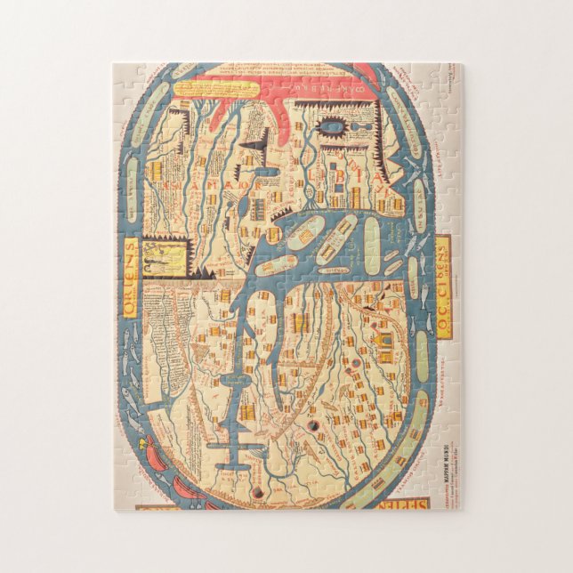 Quebra-cabeça S. Beati Liebanensis mappam mundi e exemplar ecc (Vertical)