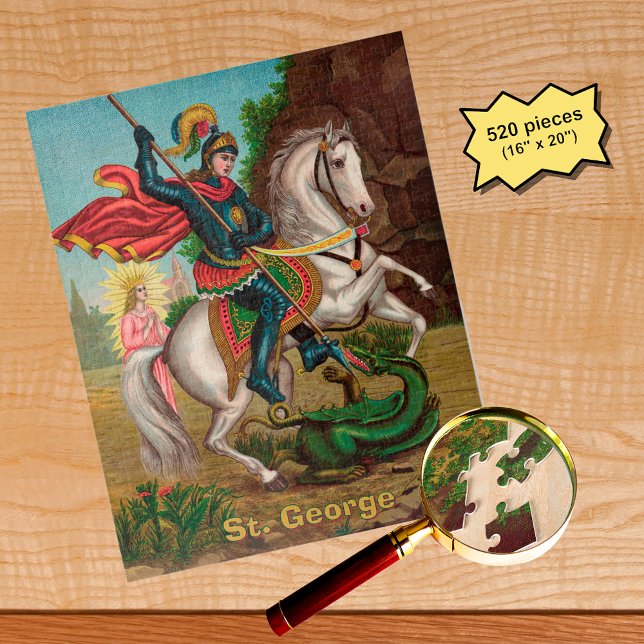 Quebra-cabeça S. Jorge Resgata a Princesa (Criador carregado)
