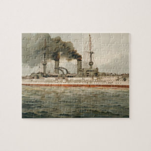 Quebra-cabeça S.M. Kreuzer "Furst Bismarck" de Grosse (H.M.
