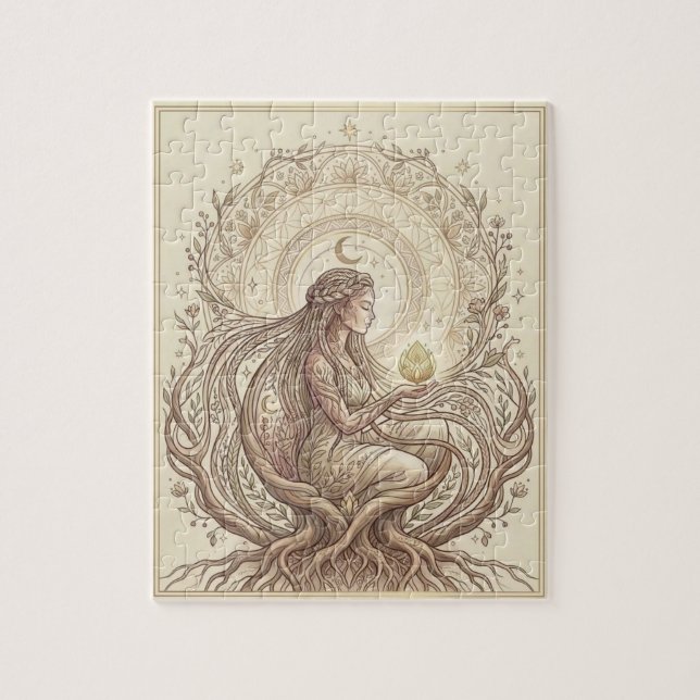 Quebra-cabeça Sacerdotisa da Terra (Vertical)