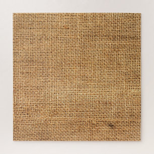 Quebra-cabeça Saco Brown Burlap: Fundo do Véu Texturizado