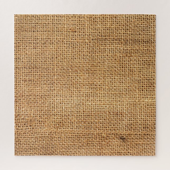 Quebra-cabeça Saco Brown Burlap: Fundo do Véu Texturizado (Vertical)