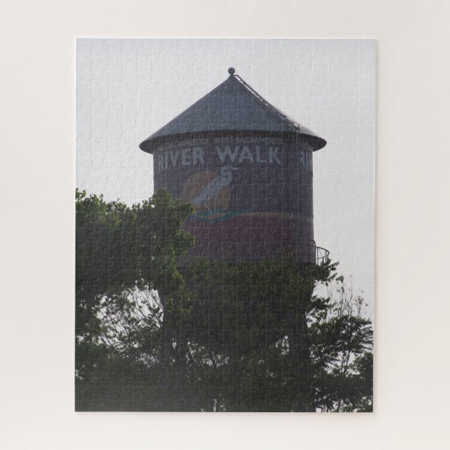 Quebra-cabeça Sacramento River Walk Water Tower Jigsera Quebra-c (Vertical)