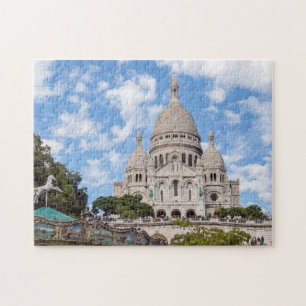 Quebra-cabeça Sacre Coeur em Montmartre hill - Paris, França