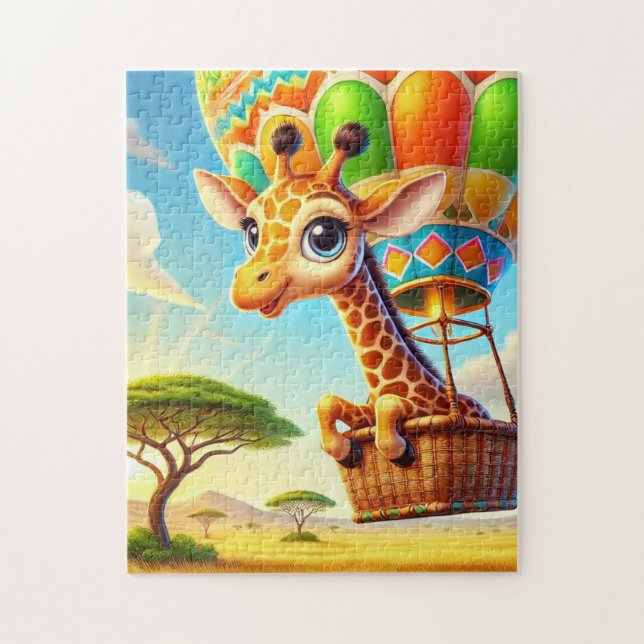 Quebra-cabeça Safari Limitado pelo Céu (Vertical)