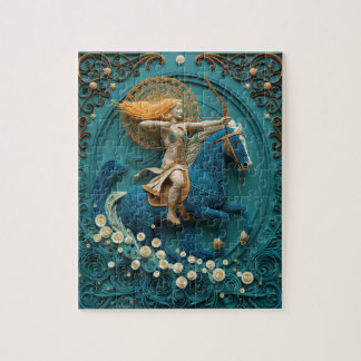 Quebra-cabeça Sagitário Aventureiro Arqueiro - Quilling de Papel