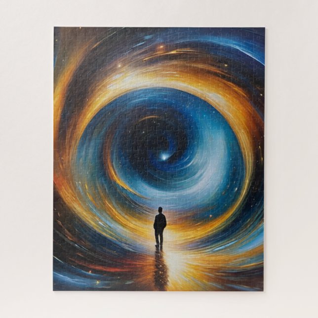 Quebra-cabeça Sagrada Desconhecida Gaze no Vórtex Universal (Vertical)