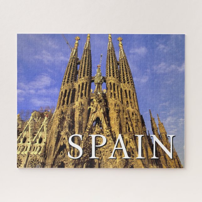 Quebra-cabeça Sagrada Família | Barcelona, Espanha (Horizontal)