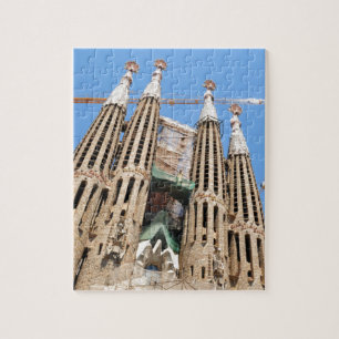 Quebra-cabeça Sagrada Familia em Barcelona, espanha