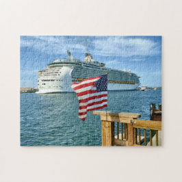 Quebra-cabeça Sailaway com bandeira