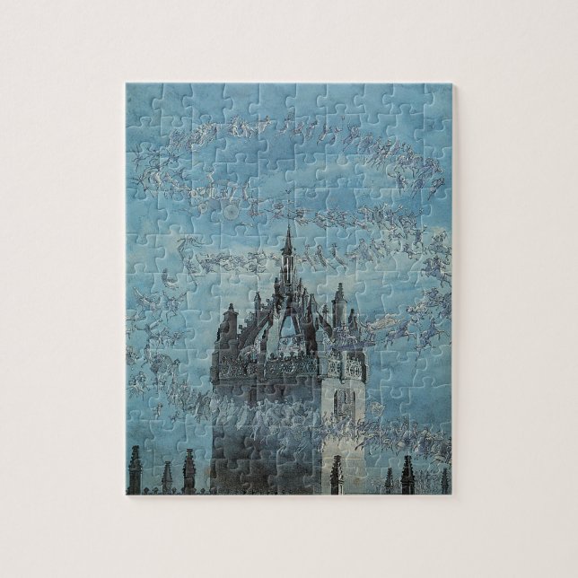 Quebra-cabeça Saint Giles - His Bells by Charles Altamont Doyle (Vertical)