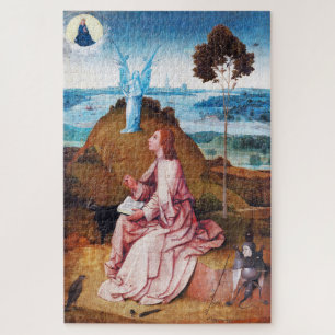 Quebra-cabeça Saint John the Evangelist on Patmos, Bosch