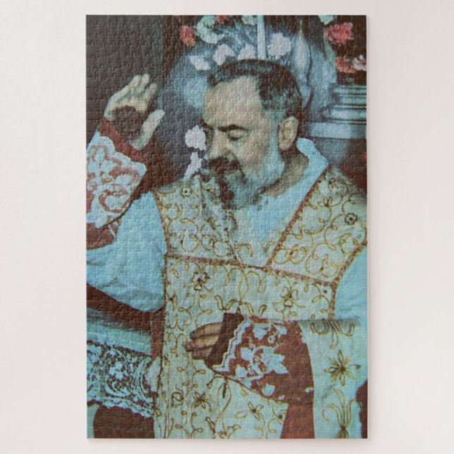 Quebra-cabeça Saint Padre Pio Witness of Suffering and Mercy (Vertical)