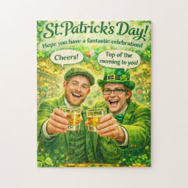 Quebra-cabeça Saint Patrick's Day Irish toast jigsaw puzzle